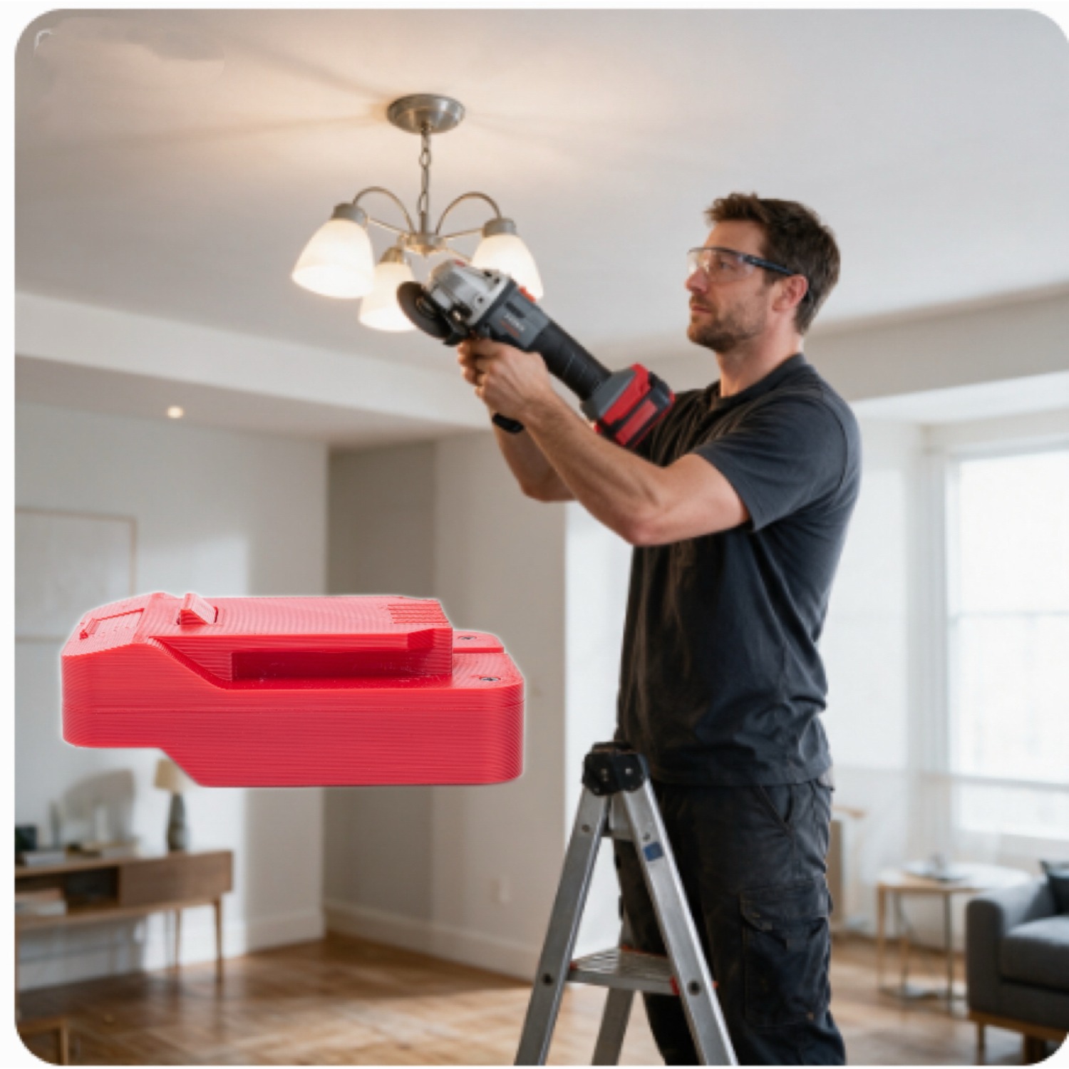 Brushless Cordless Electric Drill 18V - Batterij Converter Voor Ozito 18V Li-Ion