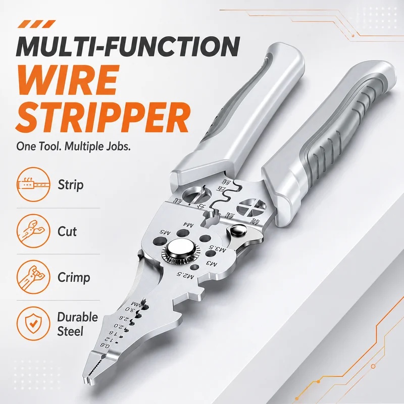 Robuuste industriële draadstri - Automatic Wire Stripper Cutter recensie en prijs