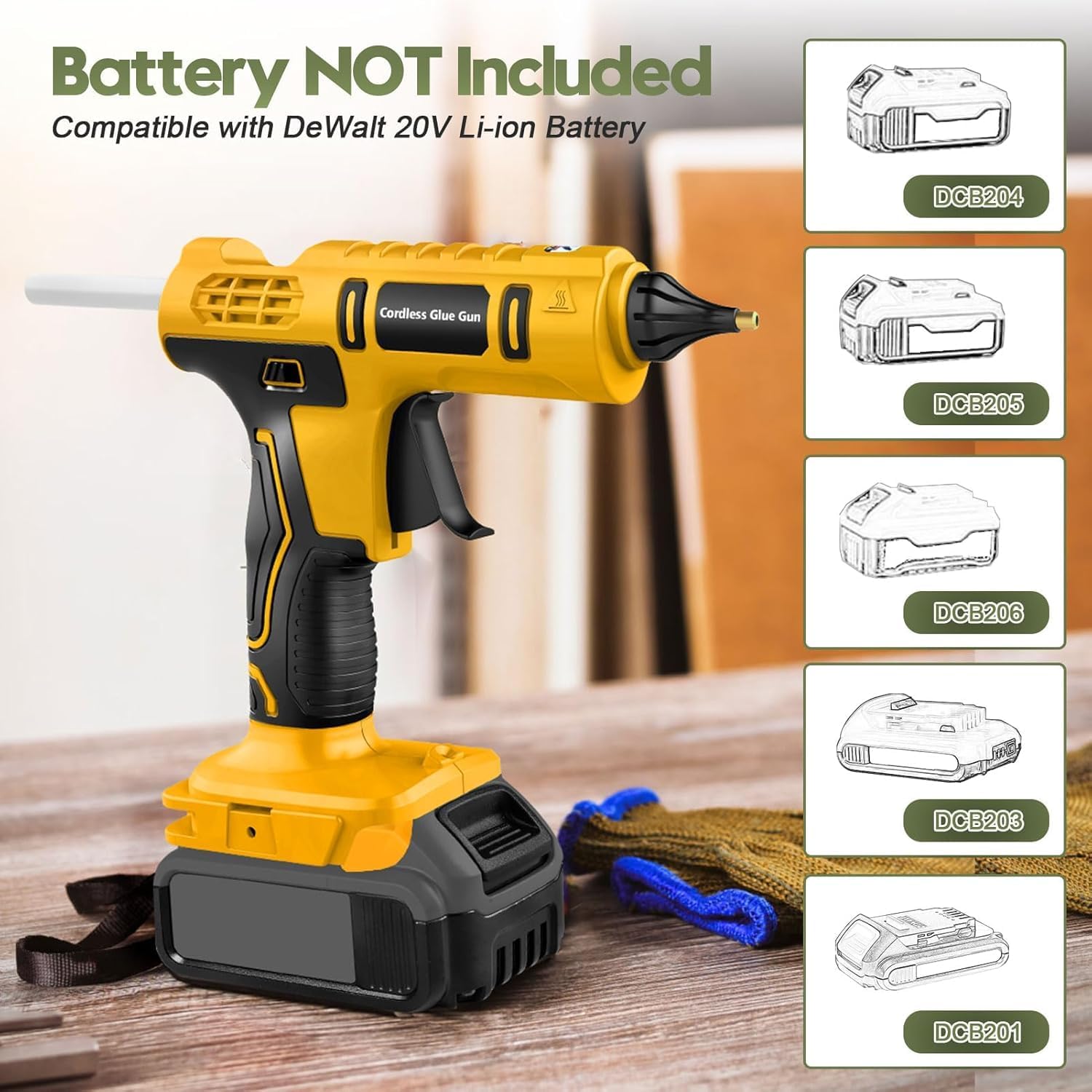 100W draadloze lijmpistool voo - Hot Melt Glue Gun Cordless recensie en prijs