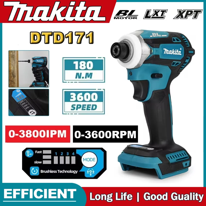 Makita DTD171 Borstelloze Slag - Brushless Cordless Electric Drill 18V recensie en prijs