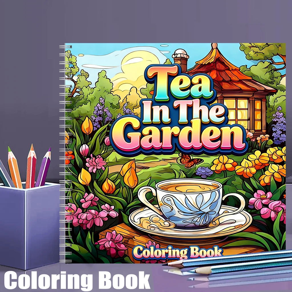 Tea In The Gardens kleurboek v - Garden Tools recensie en prijs